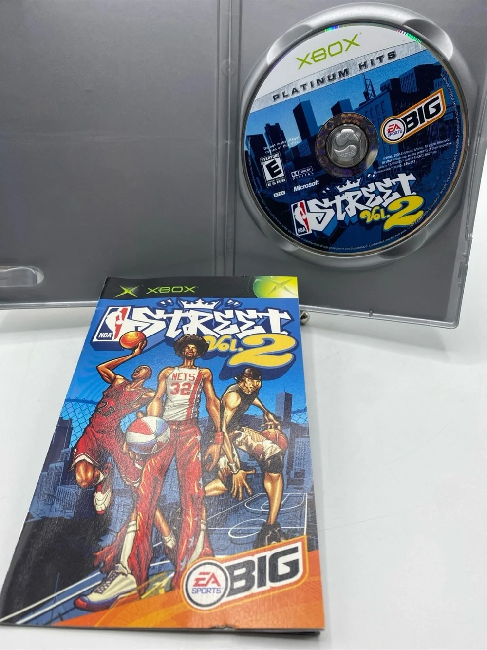 NBA Street Vol. 2 OG Xbox Good Condition Platinum Hits Video Game Basketball